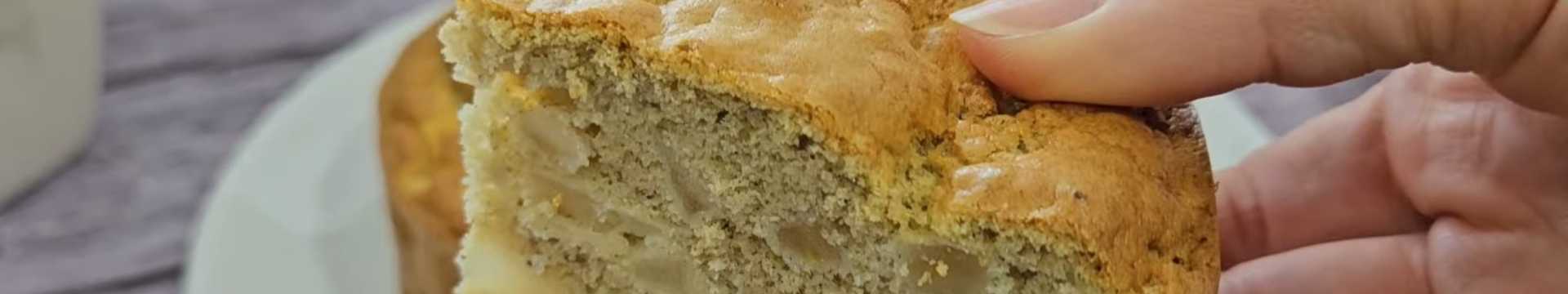 Шарлотка с яблоками без сахара — Eda.Video