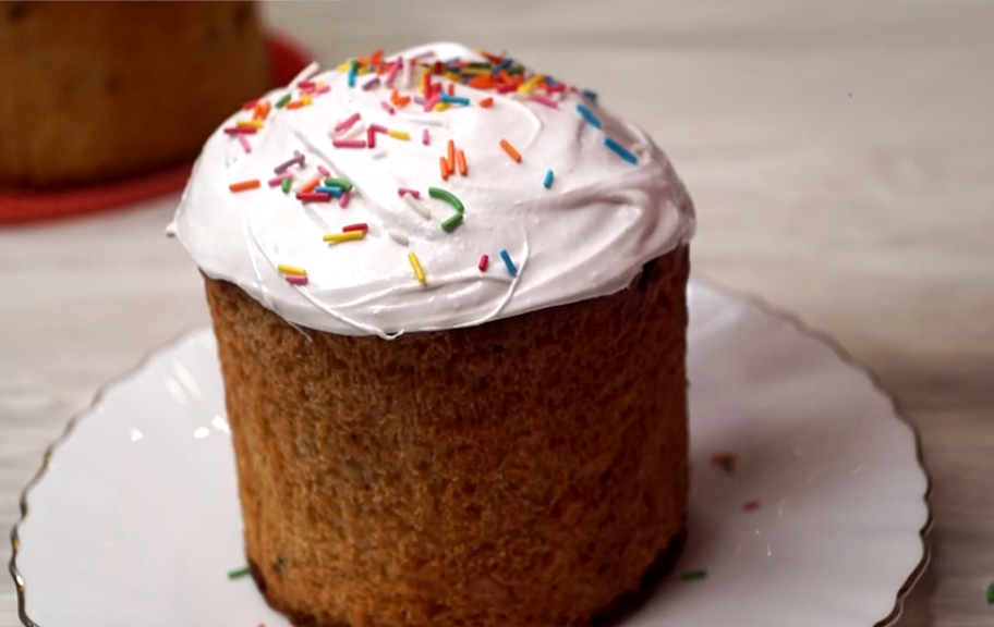 Новый рецепт: Глазурь для кулича без яиц на желатине — Eda.Video