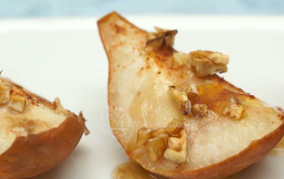 Новый рецепт: Запеченные груши с медом и корицей — Eda.Video