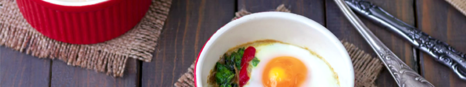 Яичница со шпинатом в духовке — Eda.Video