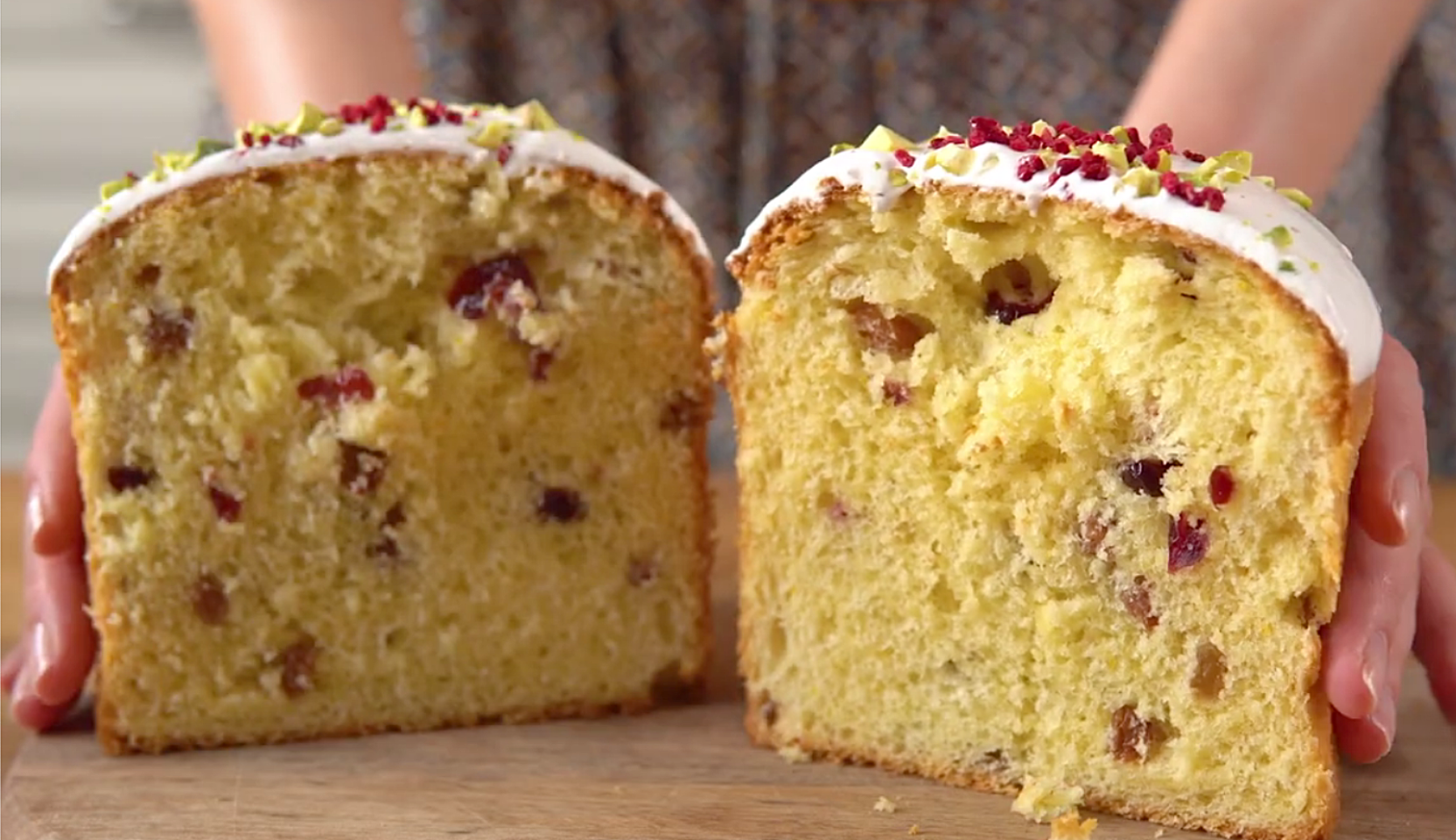 Изображение блюда: Пасхальный кулич на молоке без замеса — Eda.Video