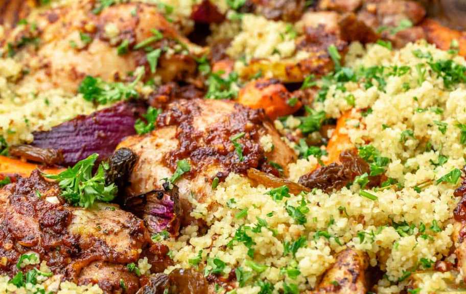 Новый рецепт: Марроканский кус кус с курицей и овощами — Eda.Video