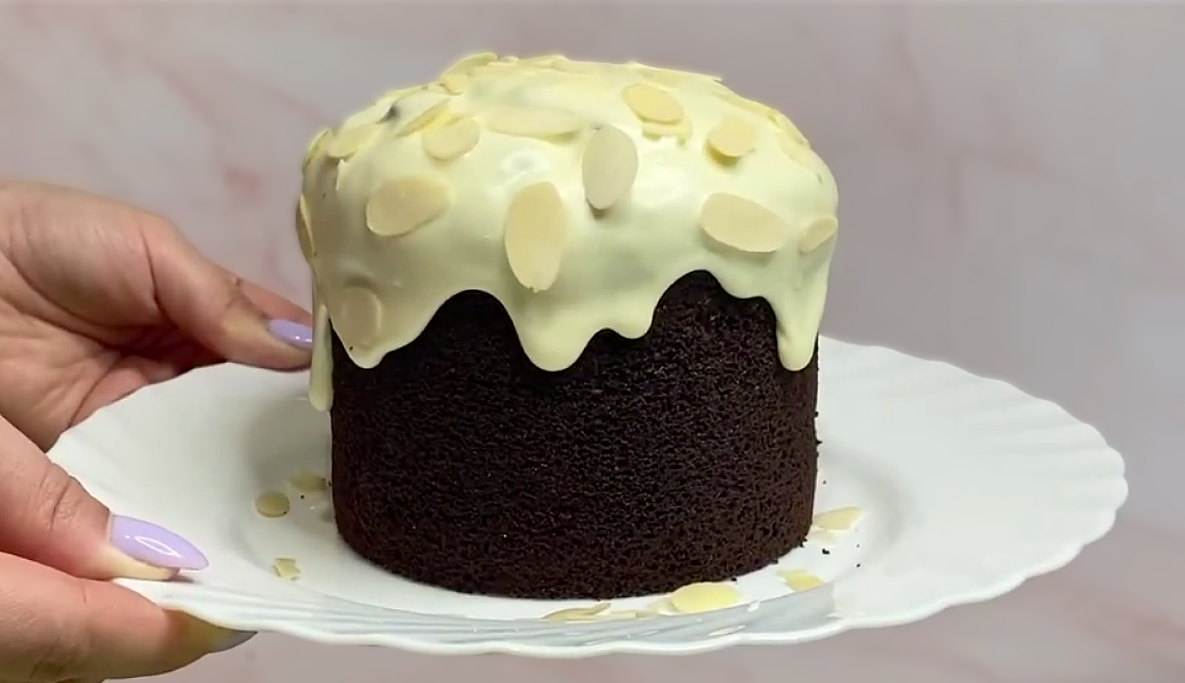 Изображение блюда: Шоколадный кулич на твороге без дрожжей — Eda.Video