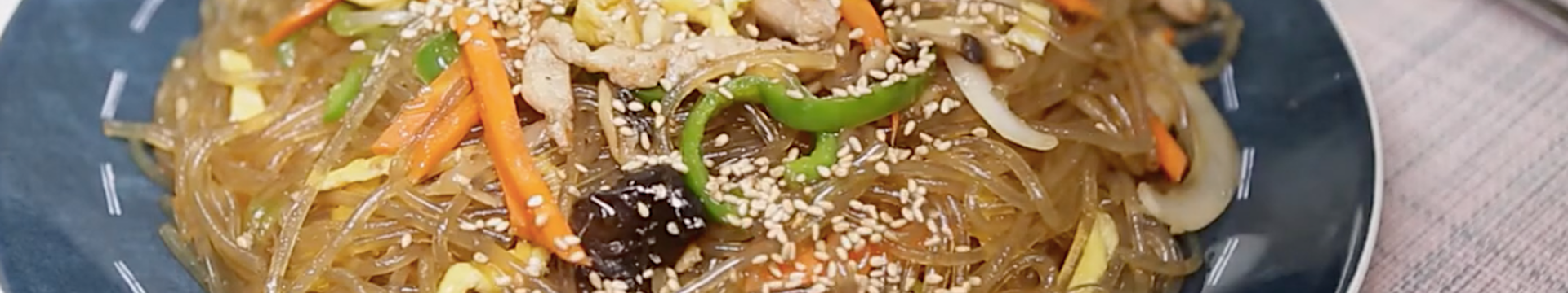 Жареная стеклянная лапша Джапче — Eda.Video