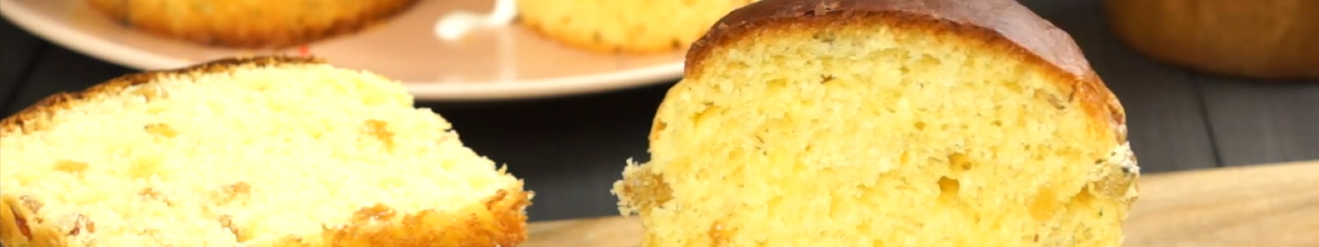 Классический пасхальный кулич с изюмом и коньяком — Eda.Video