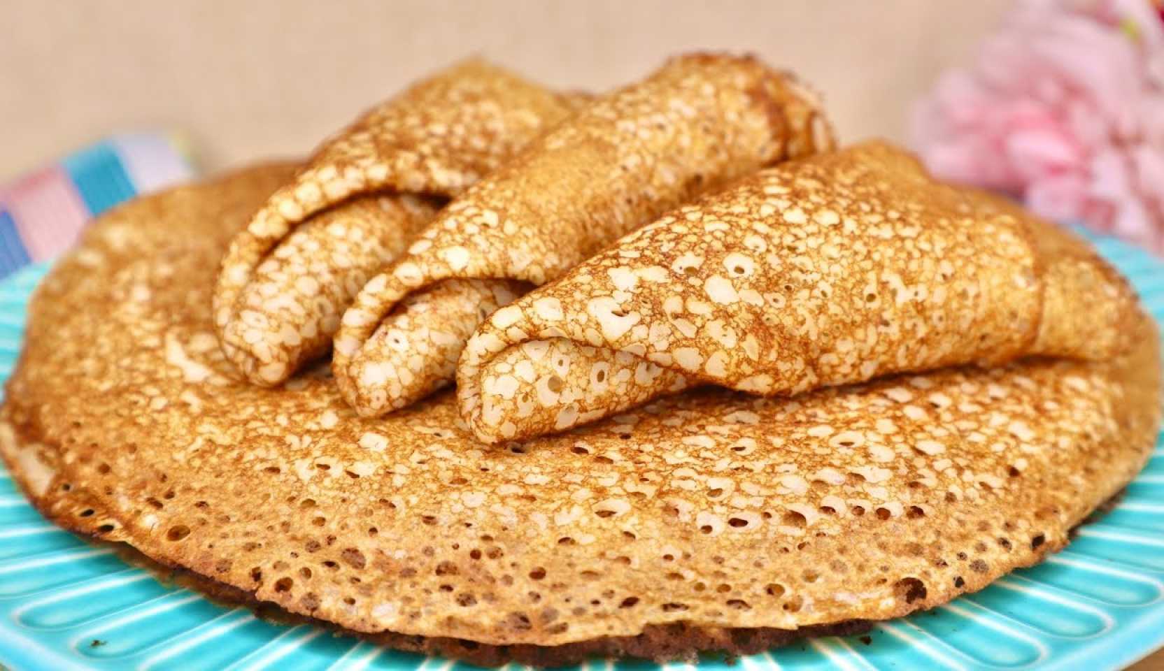 Изображение блюда: Блины с содой на кефире — Eda.Video