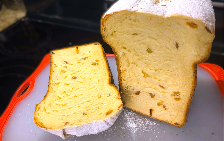 Новый рецепт: Кулич с изюмом в хлебопечке — Eda.Video