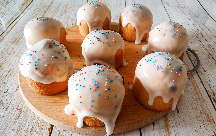 Новый рецепт: Кулич без яиц — Eda.Video