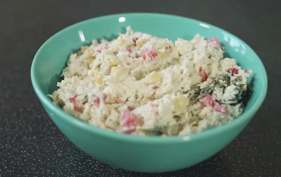 Рецепт: Бескрабовый салат для сыроедов