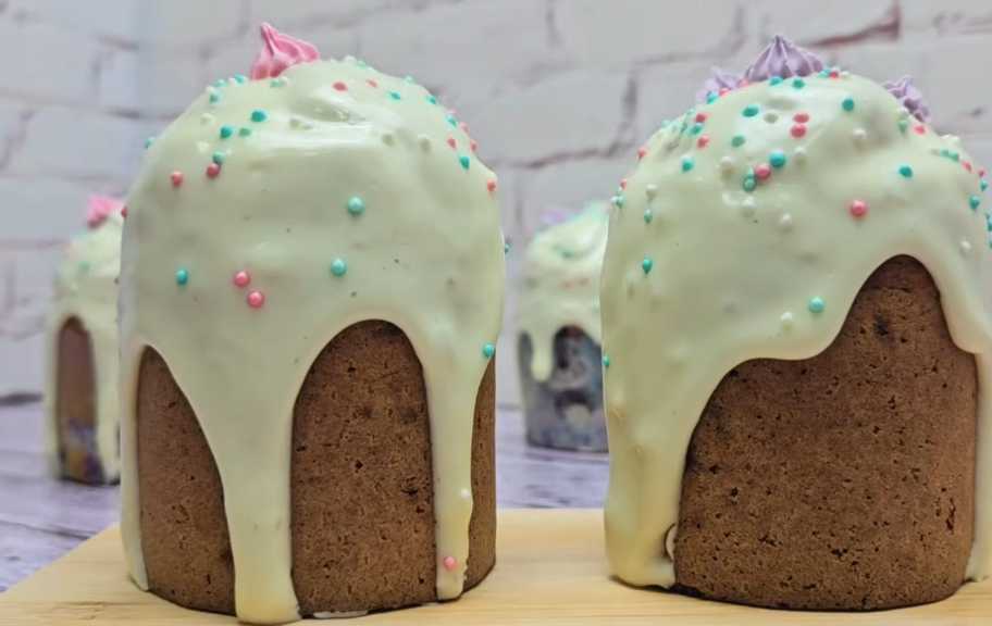 Новый рецепт: ПП Кулич на твороге — Eda.Video