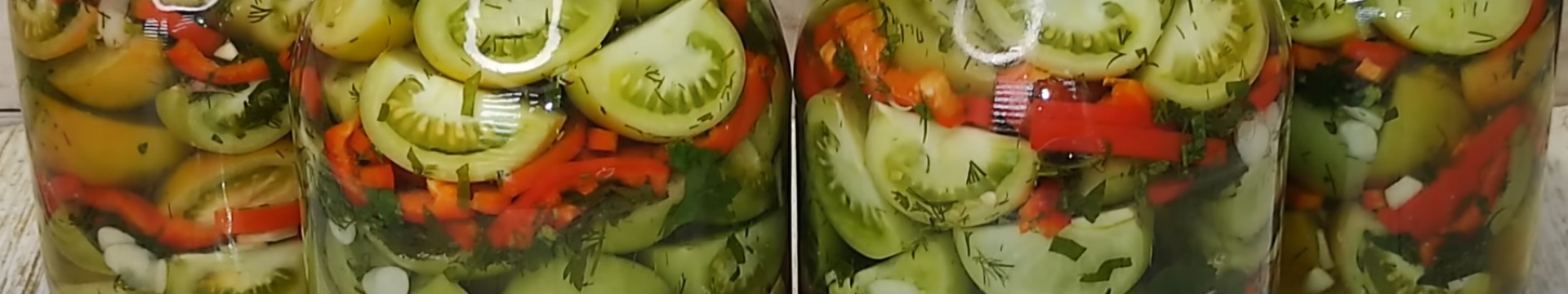 Маринованные зеленые помидоры на зиму — Eda.Video