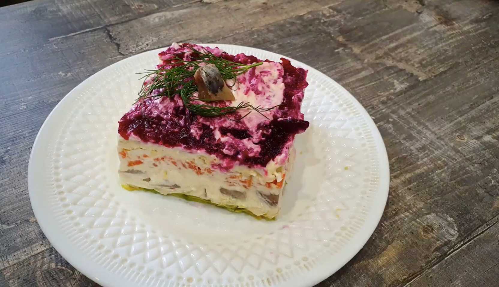 Изображение блюда: ПП селедка под шубой — Eda.Video