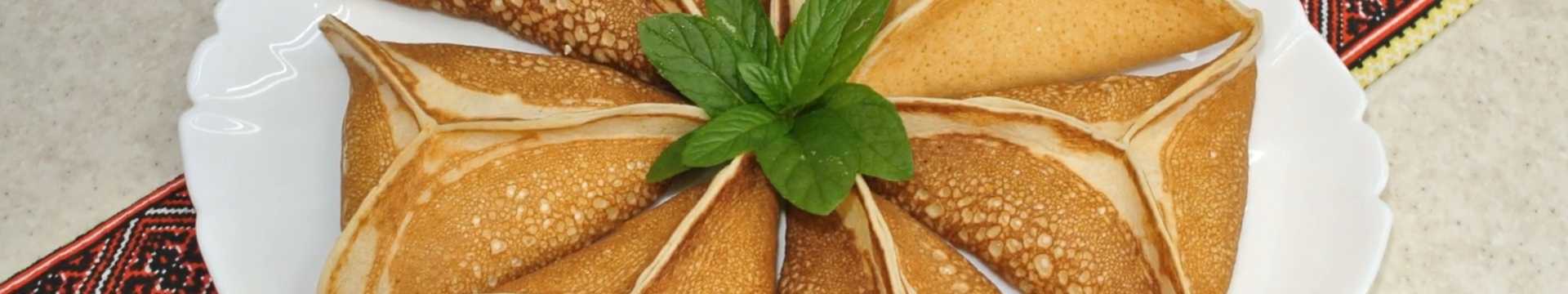 Блины с творогом и изюмом — Eda.Video