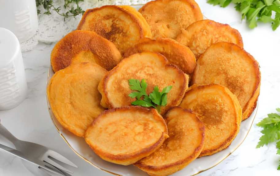 Рецепт: Оладьи из кабачковой икры