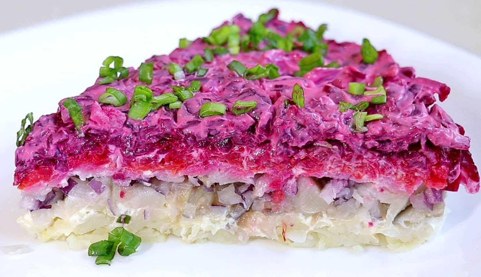 Изображение блюда: Селедка под шубой без моркови — Eda.Video