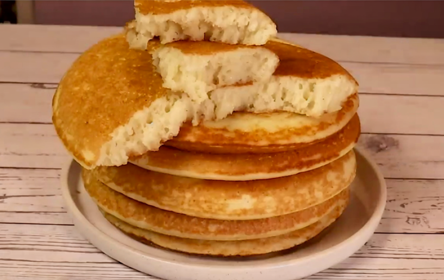 Новый рецепт: Мордовские блины на манке — Eda.Video