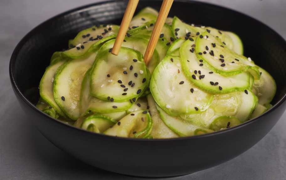Рецепт: Маринованные кабачки по-японски