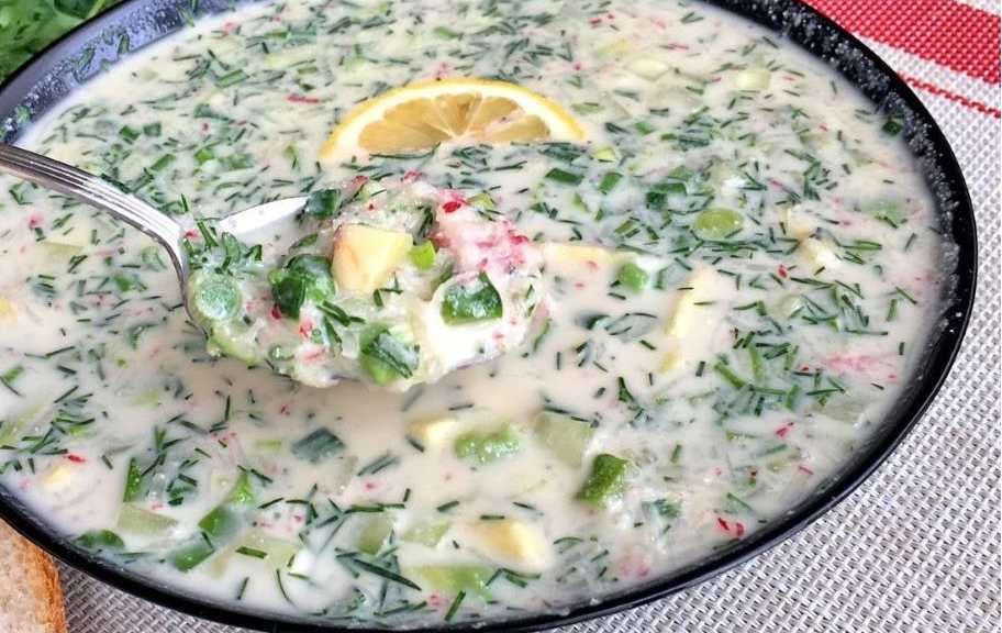 Новый рецепт: Сыроедческая окрошка на молоке из семечек — Eda.Video