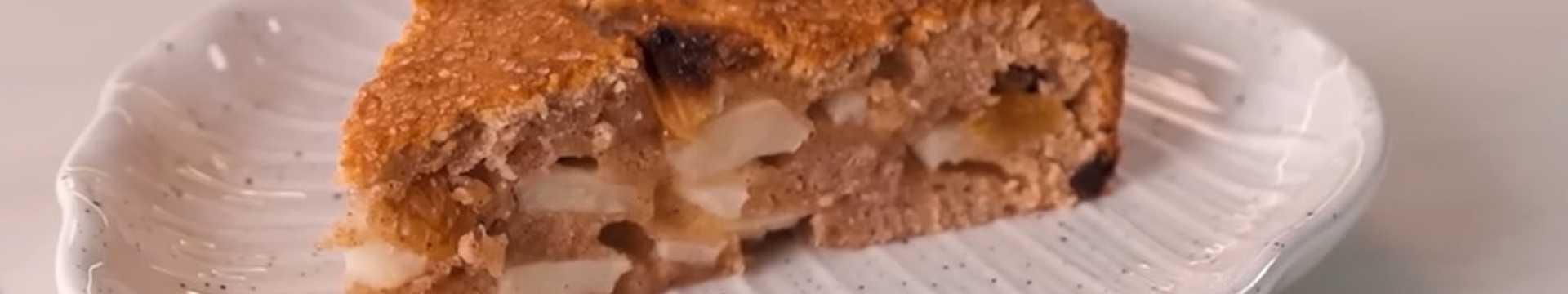 Заливная шарлотка с яблоками — Eda.Video