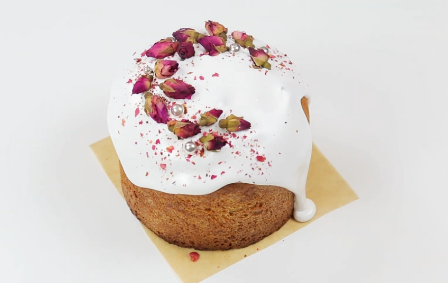 Новый рецепт: Кулич в духовке на опаре с цукатами и изюмом — Eda.Video