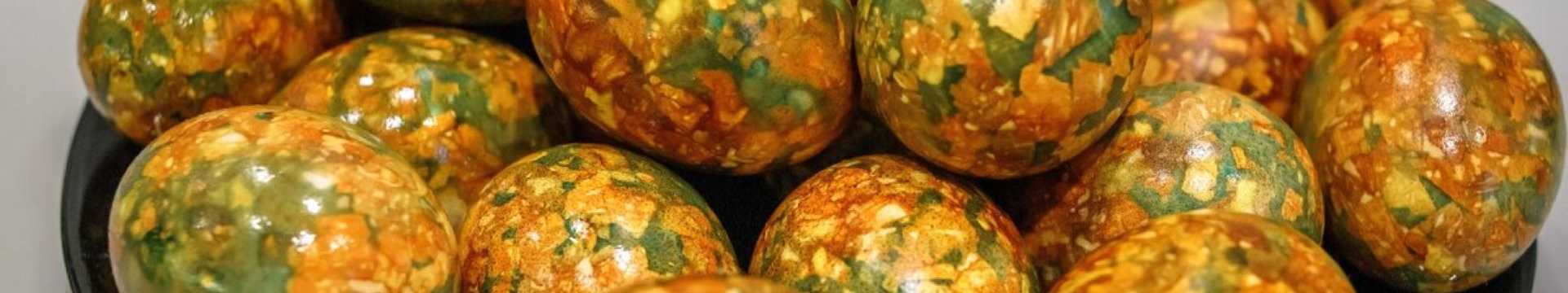 Мраморные яйца на Пасху — Eda.Video