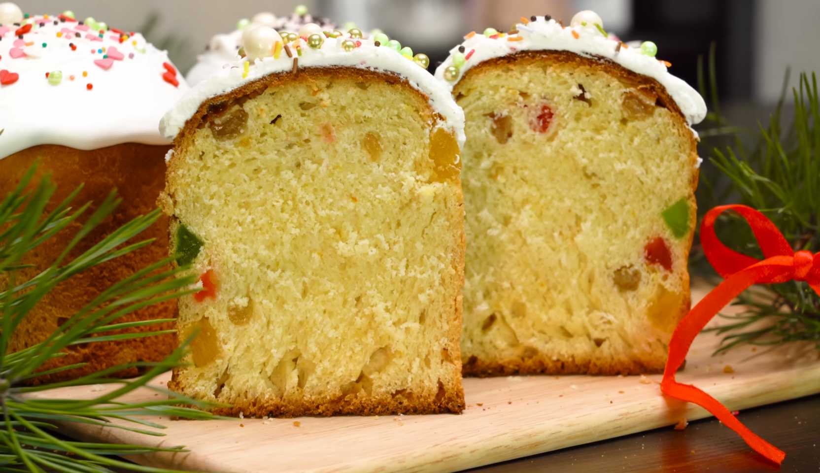 Изображение блюда: Кулич на живых дрожжах — Eda.Video