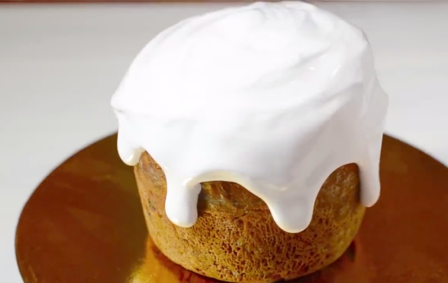 Новый рецепт: Глазурь для кулича на желатине — Eda.Video