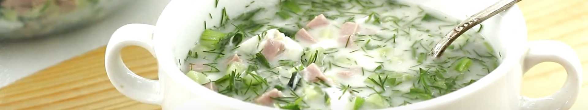 Окрошка с колбасой на воде с майонезом и уксусом — Eda.Video