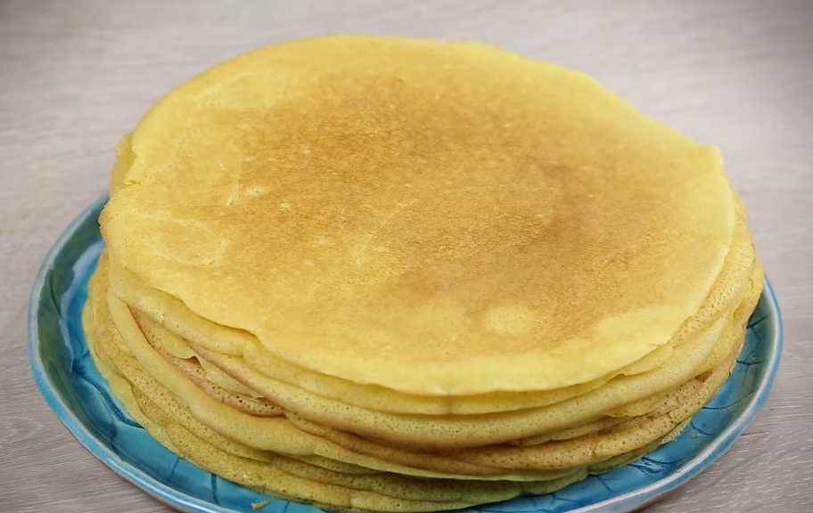 Новый рецепт: Кукурузные блины на молоке — Eda.Video