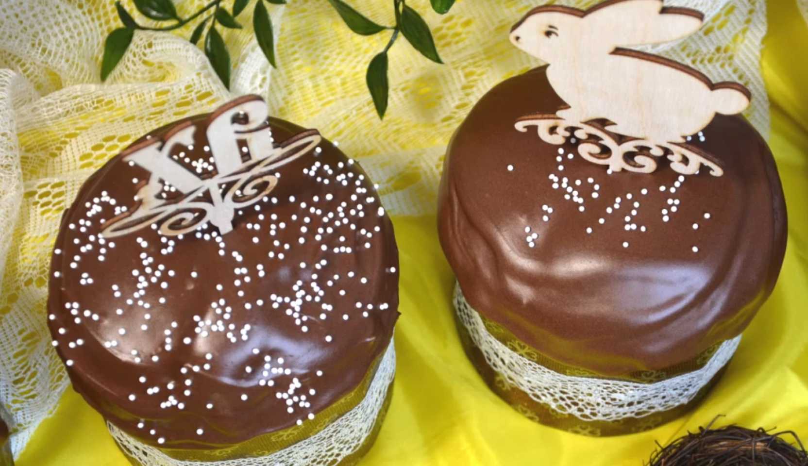 Изображение блюда: Шоколадная глазурь для кулича — Eda.Video