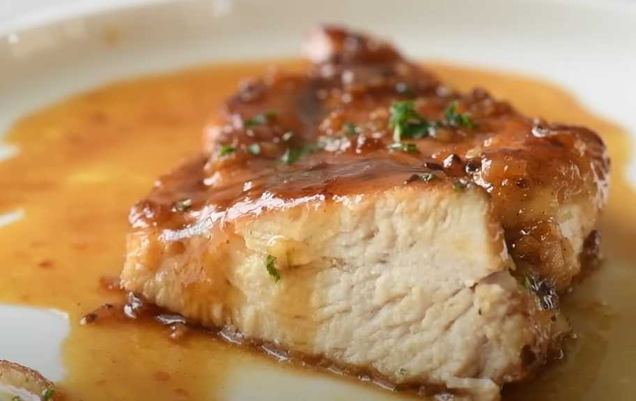 Рецепт: Куриная грудка с медом и чесноком