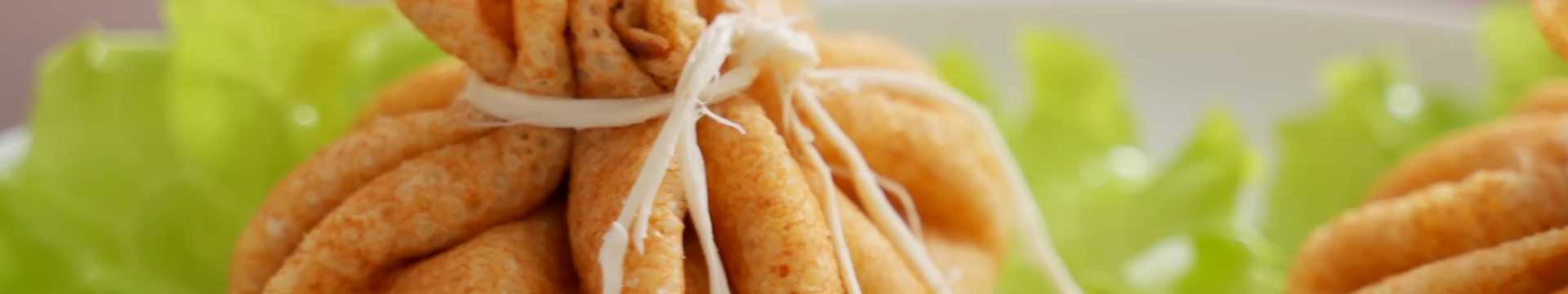 Блинчики с курицей и грибами — Eda.Video