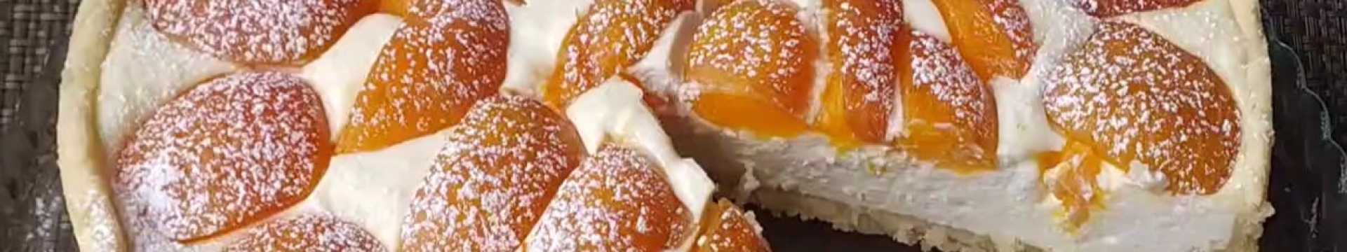 Холодный пирог с абрикосами — Eda.Video