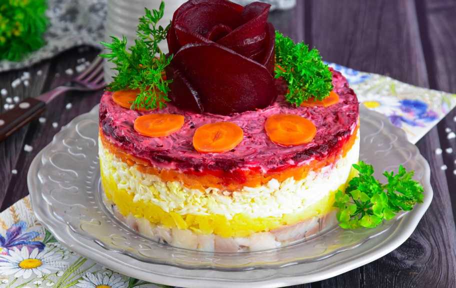 Новый рецепт: Селедка под шубой с плавленым сыром — Eda.Video