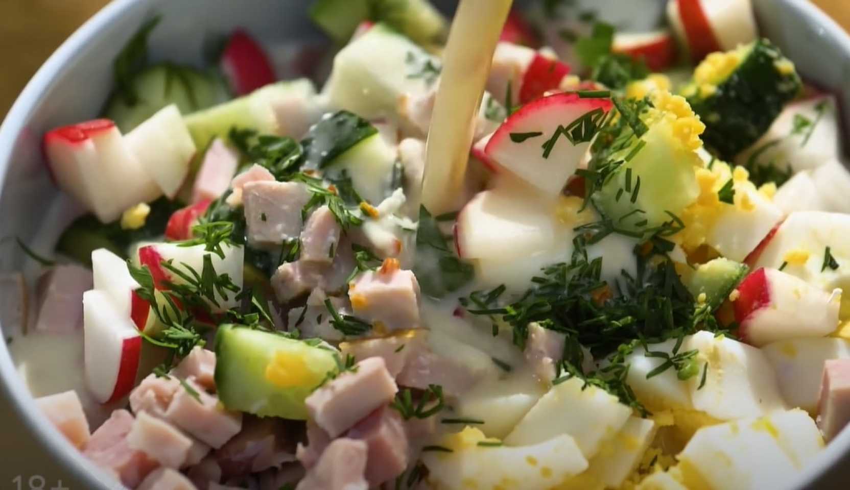 Популярный рецепт — Окрошка на пиве