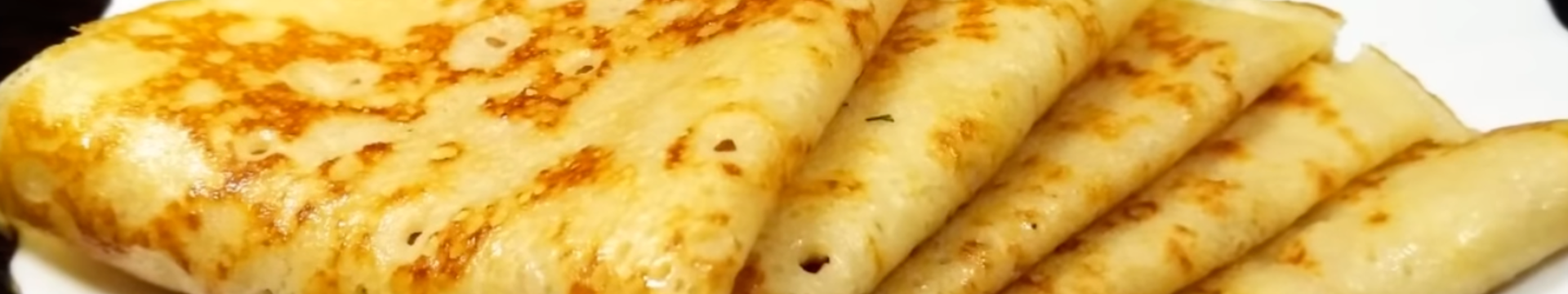 Блины на кефире с кипятком — Eda.Video