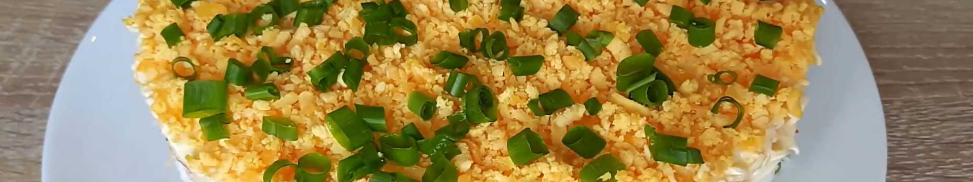 Крабовый салат с тунцом — Eda.Video