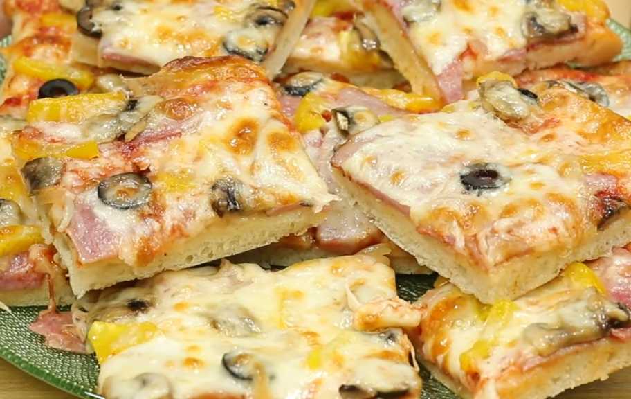 Новый рецепт: Пышная пицца на дрожжах — Eda.Video