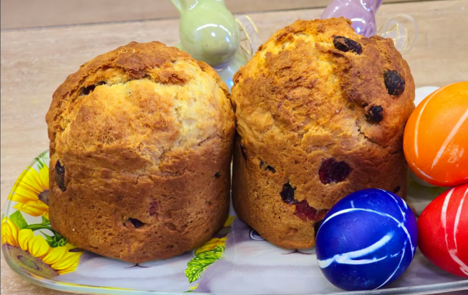 Новый рецепт: Кулич в аэрогриле — Eda.Video