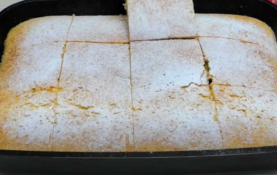 Рецепт: Пышный молочный пирог