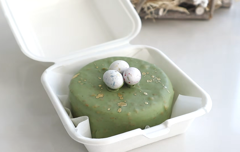 Новый рецепт: Творожная бенто пасха с фисташковой глазурью — Eda.Video