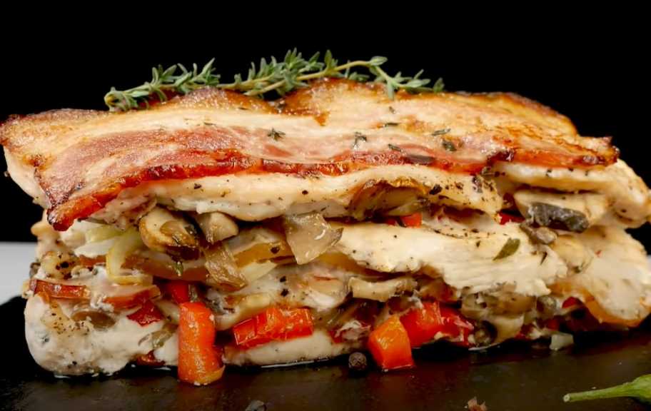 Рецепт: Слоеное мясо