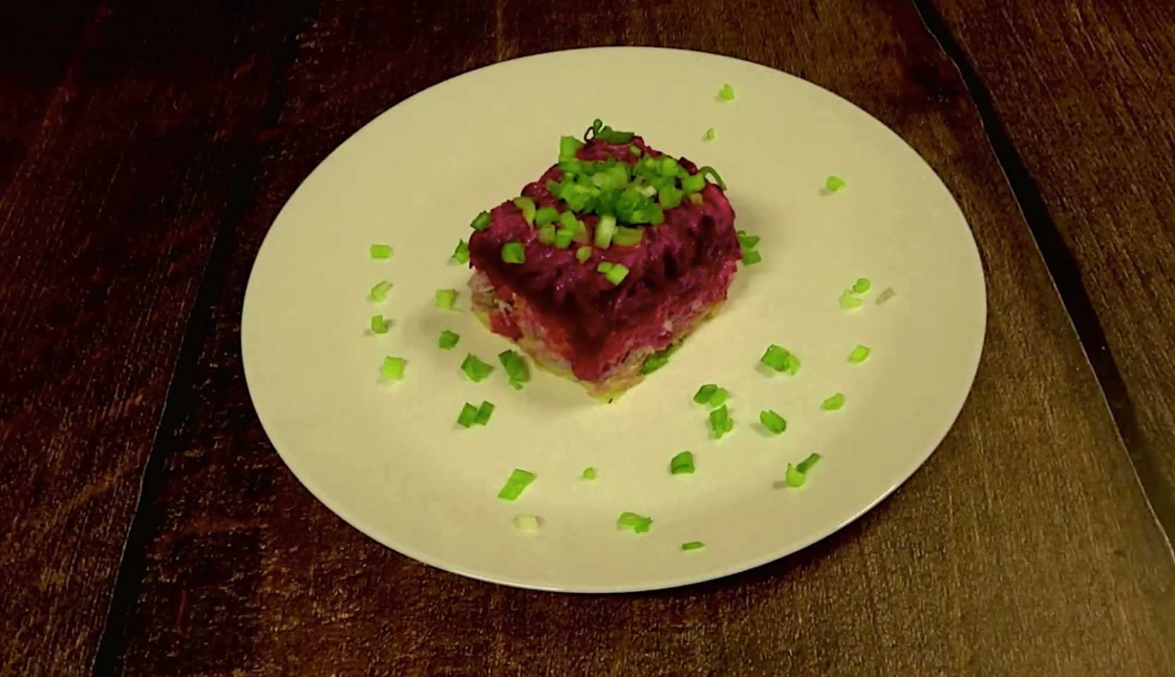 Изображение блюда: Селедка под шубой без яиц — Eda.Video