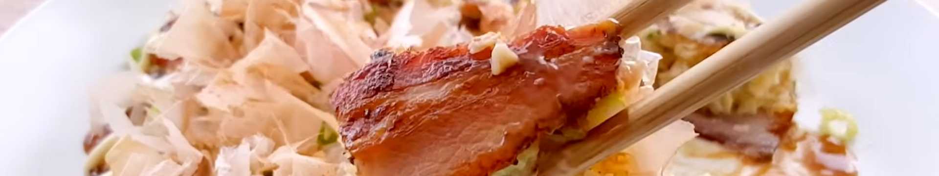 Капустный блин Окономияки — Eda.Video