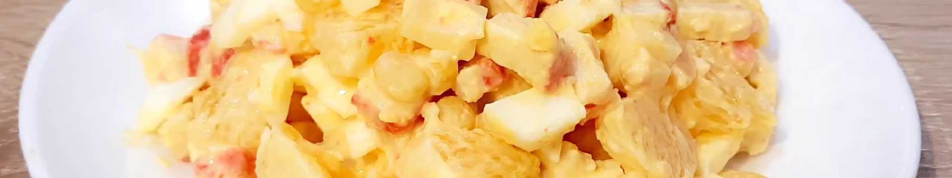 Крабовый салат с апельсином — Eda.Video