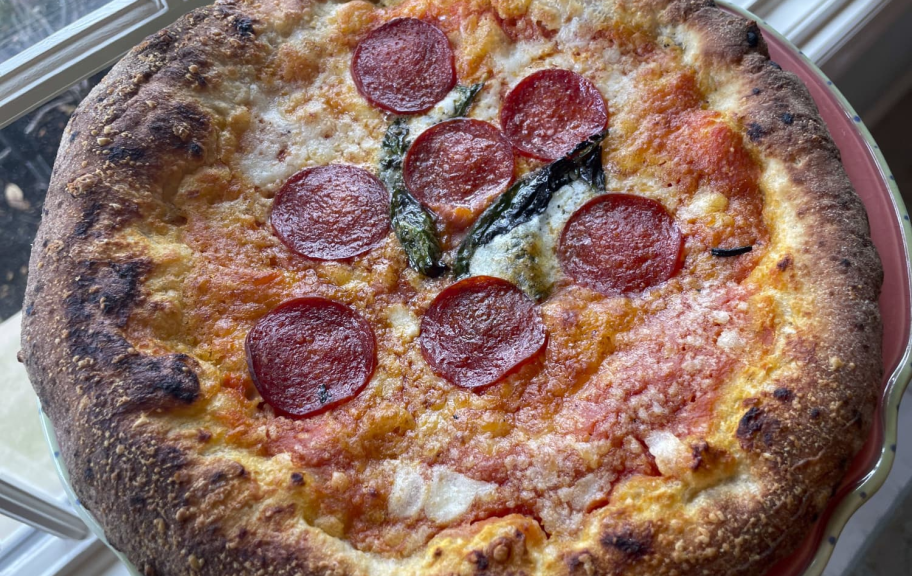 Рецепт: Пицца на живых дрожжах