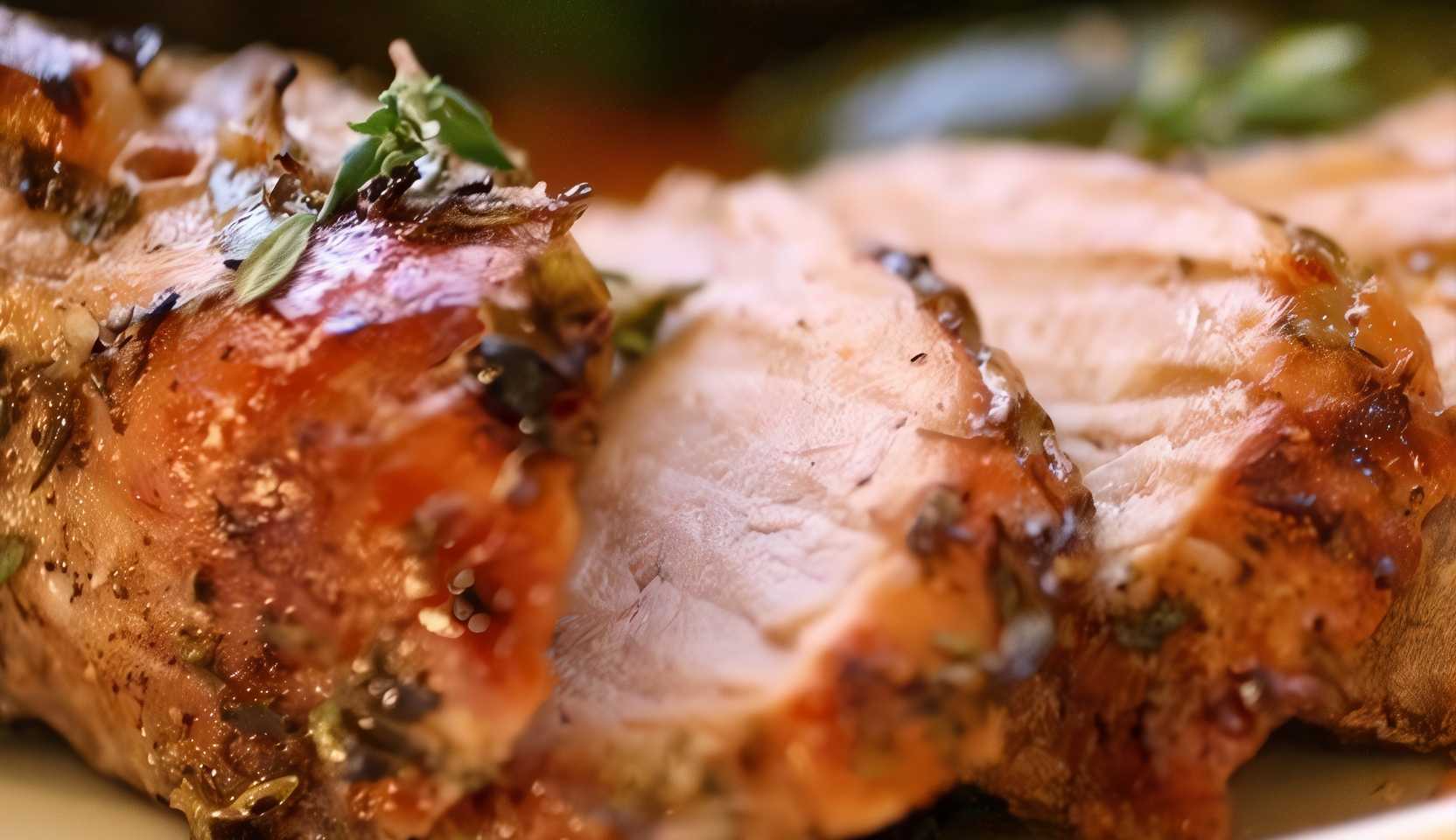 Изображение блюда: Запечённая свинина в рукаве с чесноком и травами — Eda.Video