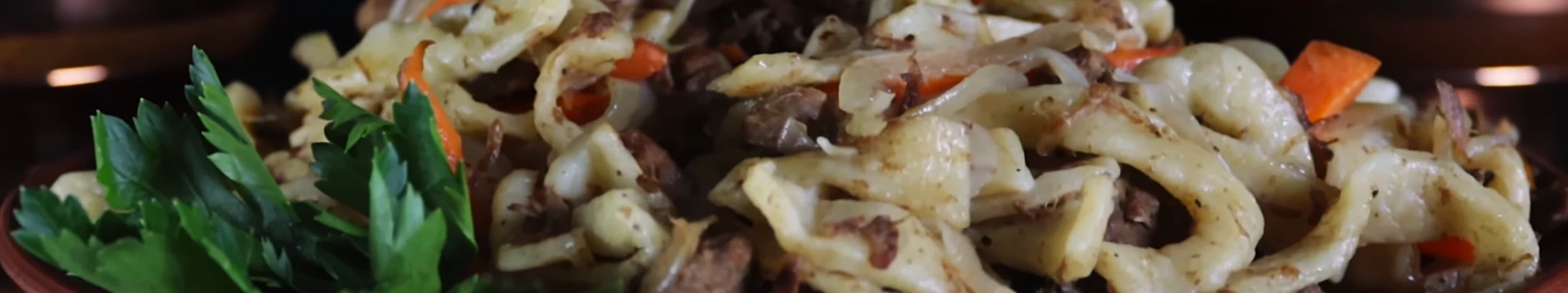 Калмыцкая лапша с мясом Хурсн Махн — Eda.Video