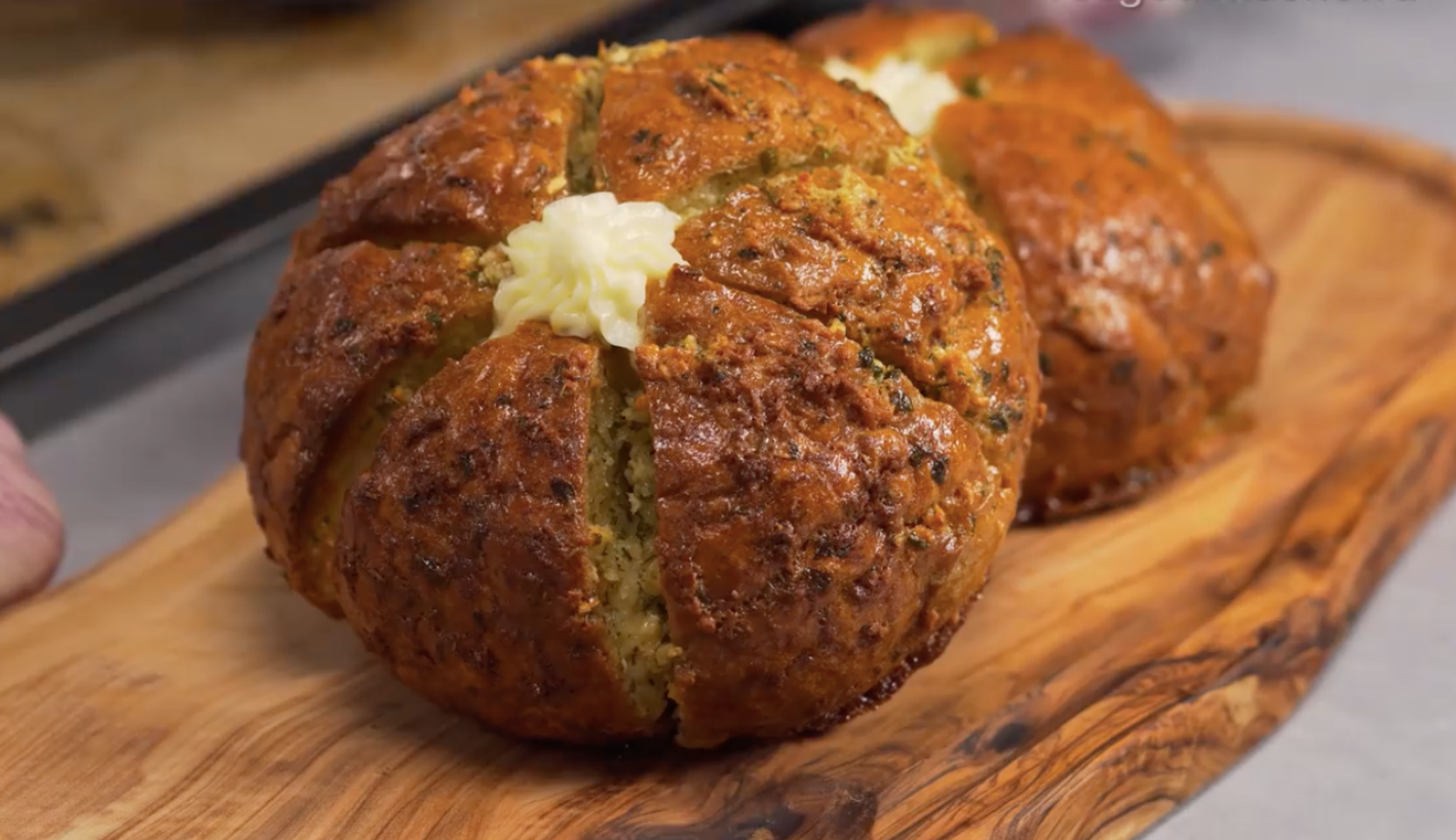 Изображение блюда: Корейские булочки с начинкой — Eda.Video