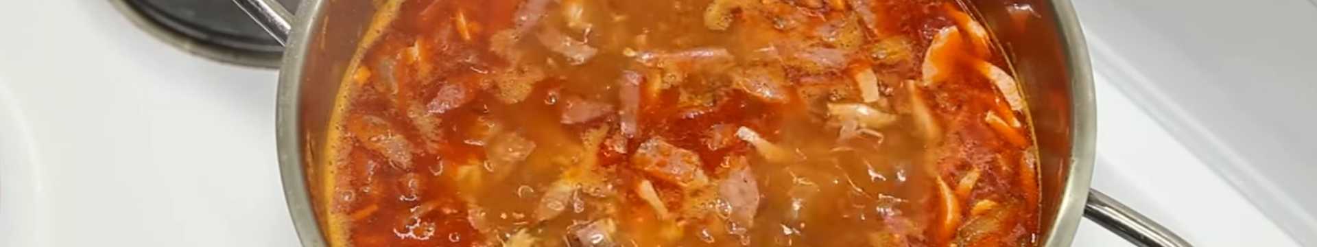 Солянка без мяса с колбасой — Eda.Video
